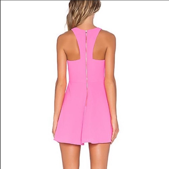 NBD X Naven Twins Skater Dress in pink - Picture 2 of 4